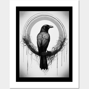 Night Raven Posters and Art